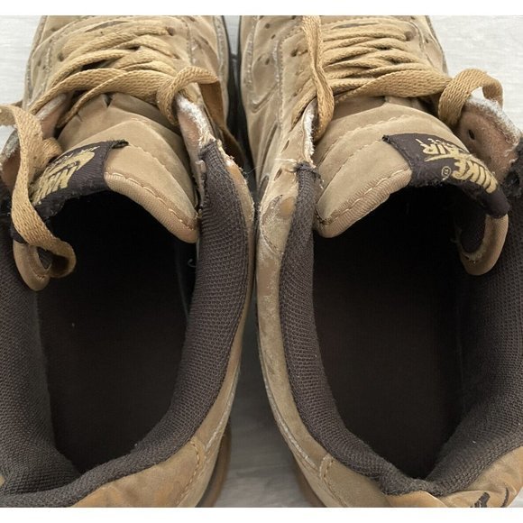 Nike Air Force 1 Low Retro Wheat Mocha 2020 Men's dc7504-700 Sneakers Shoes Sz 7 - Picture 8 of 10